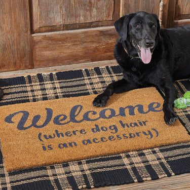 Welcome Dog Hair Doormat Park Designs - The Fox Decor
